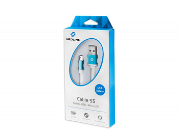 Кабель синхронизации Neoline Cable S5 White Micro USB