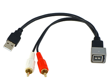INCAR CON USB-LADA USB-AUX переходник RENAULT, LADA, NISSAN